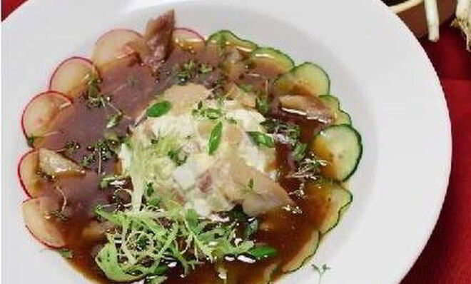 Окрошка рыбная