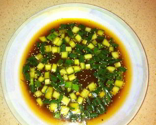 Окрошка с горчицей и хреном