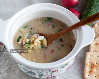 Окрошка с квасом