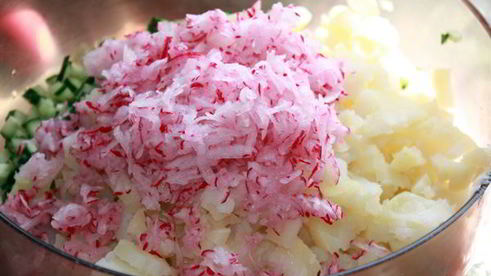 окрошка с квасом