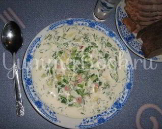 Окрошка с майонезом