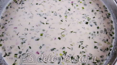 окрошка с редиской