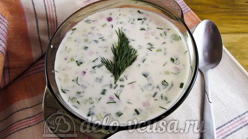 окрошка с редиской