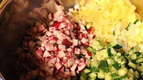 окрошка с таном и ледяным квасом