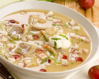 Окрошка с воблой