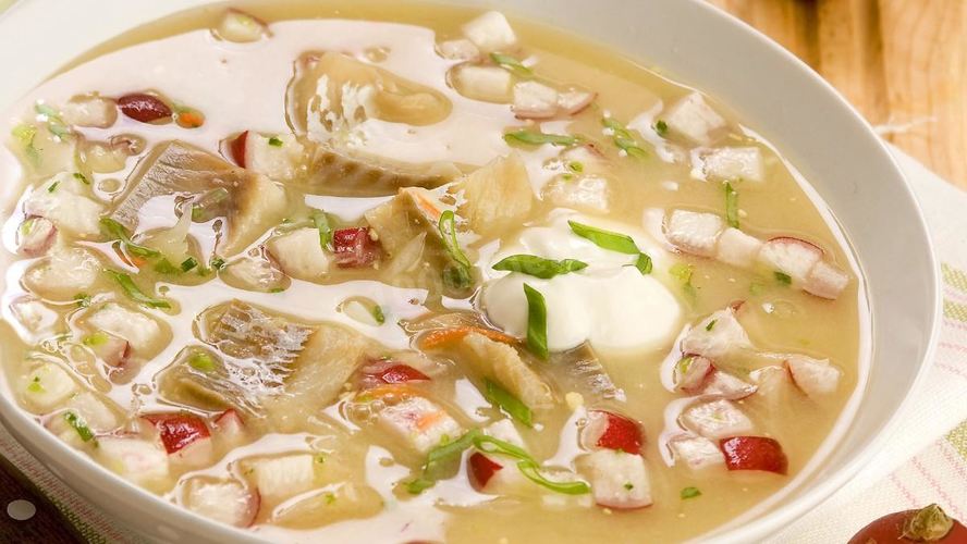 Рецепт окрошки с воблой