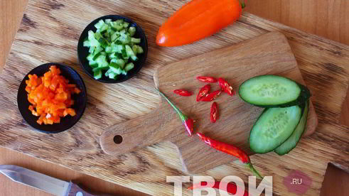 томатная окрошка