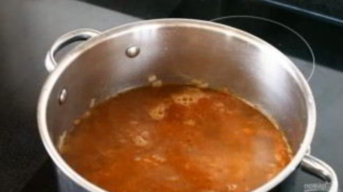 быстрый овощной суп со свининой