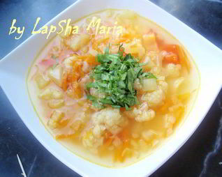 Летний овощной суп Настроение