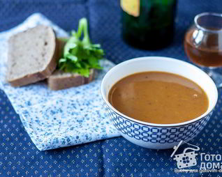 Минестроне из полбы и фасоли