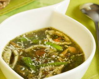 Минестроне с курицей