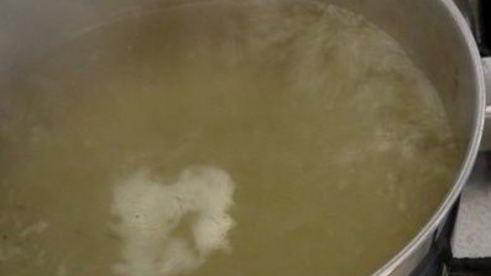 минестроне с рыбой и спагетти