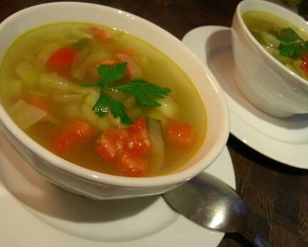 Овощной суп с карри