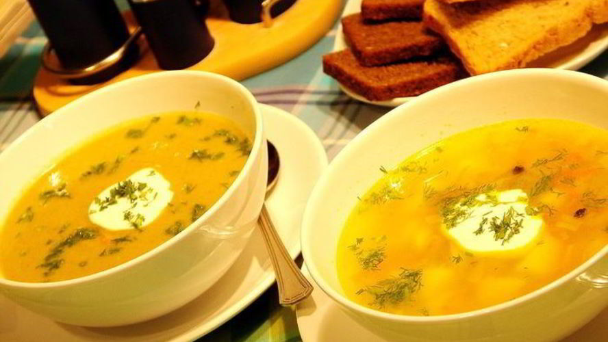 Рецепт овощного супа с тунцом