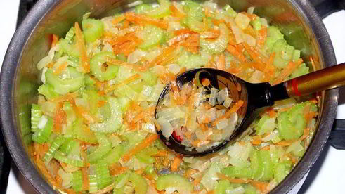 овощной суп с тунцом