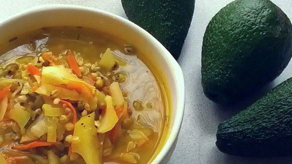 Рецепт Овощного супа с зеленой гречкой