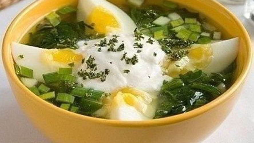 Рецепт овощного супчика с яйцом