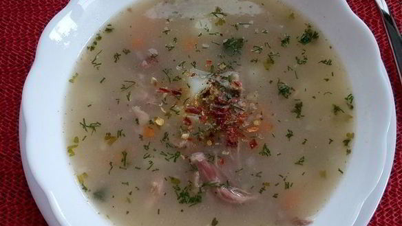 Рецепт Овсяного супа с индейкой и овощами