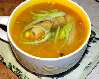 Суп из замороженных овощей Минестроне