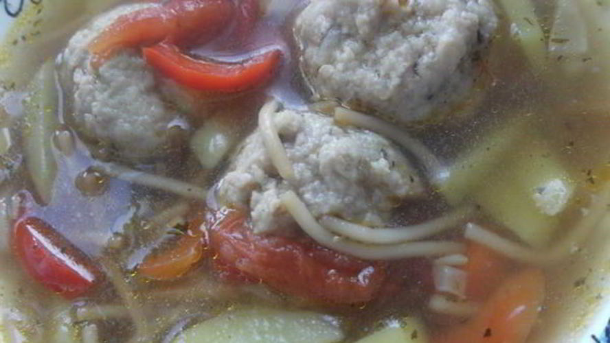 Рецепт супа с фрикадельками и овощами