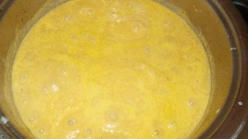 воскресный крем-суп с цыпленком и овощами