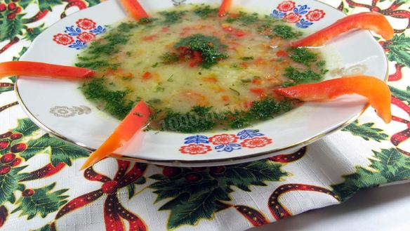 Рецепт Зимнего овощной суп с пшеном