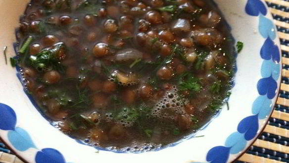 Рецепт Чечевичной постной похлебки