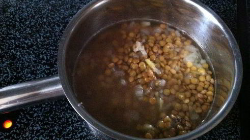 чечевичная постная похлебка