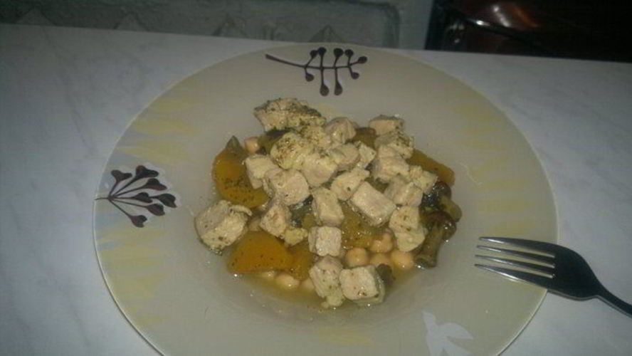 Рецепт нутовой похлебки со свининой и тыквой