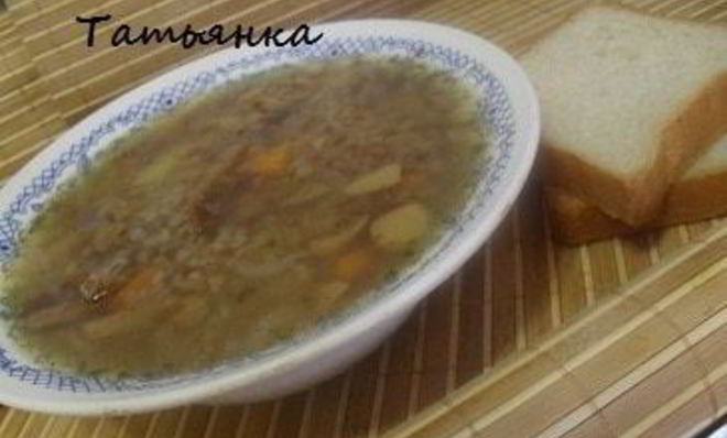 Старорусская грибная похлебка