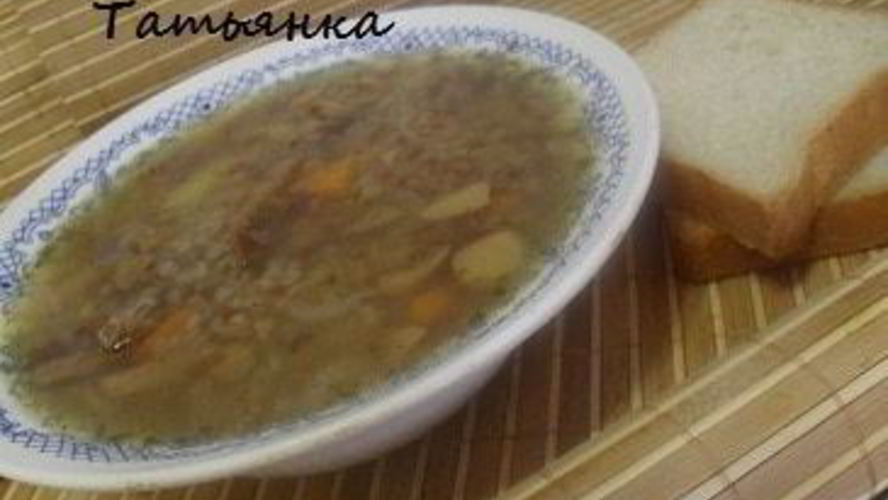 Рецепт старорусской грибной похлебки