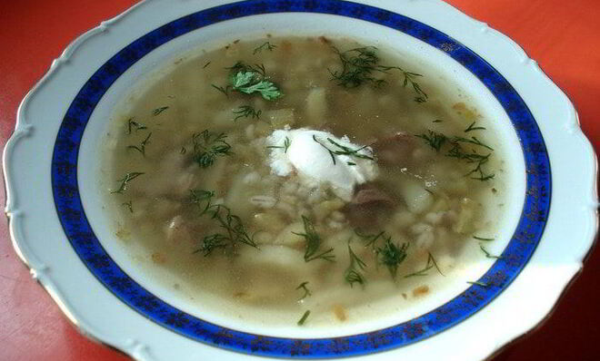 Рассольник домашний