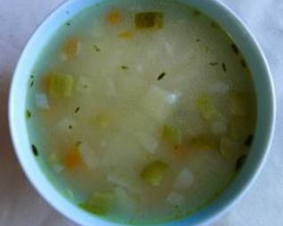 Рассольник с рисом