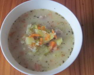 Рассольник с солеными огурцами