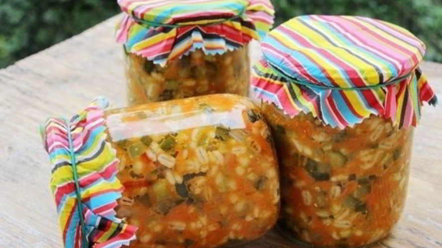 Рецепт заправки для рассольника с перловкой на зиму