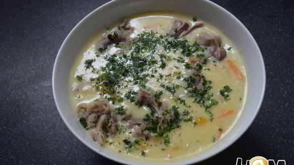 Рецепт Рисового супа из индюшиного горла