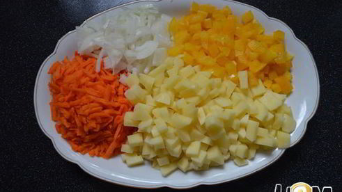 рисовый суп из индюшиного горла