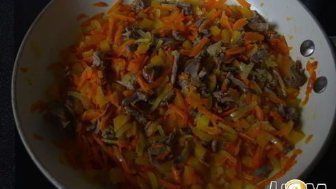 рисовый суп из индюшиного горла