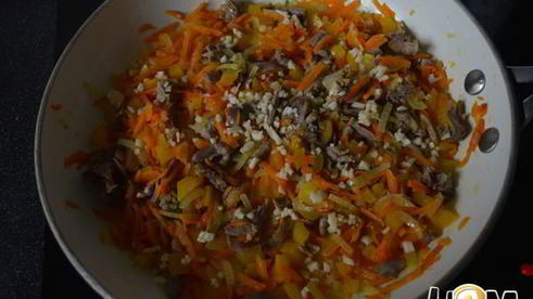 рисовый суп из индюшиного горла