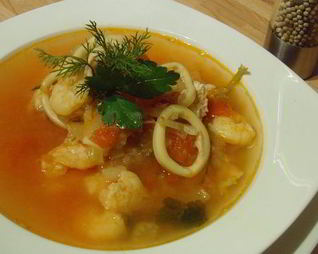 Рыбный суп буйабес