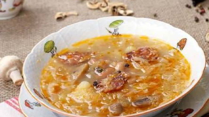 Рецепт ароматных постных щей