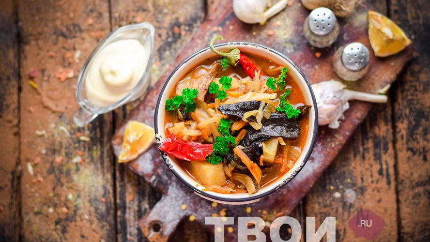 Рецепт постных щей