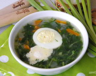 Щи из крапивы