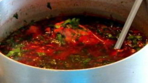 щи из красной капусты