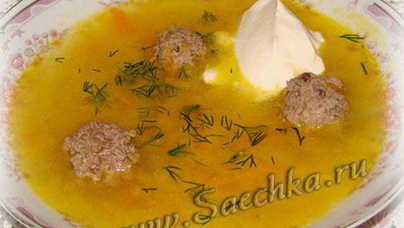 Рецепт Щей из квашеной капусты с фрикадельками