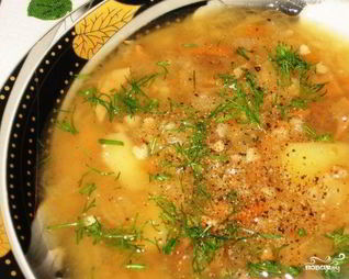 Щи из квашеной капусты с грибами