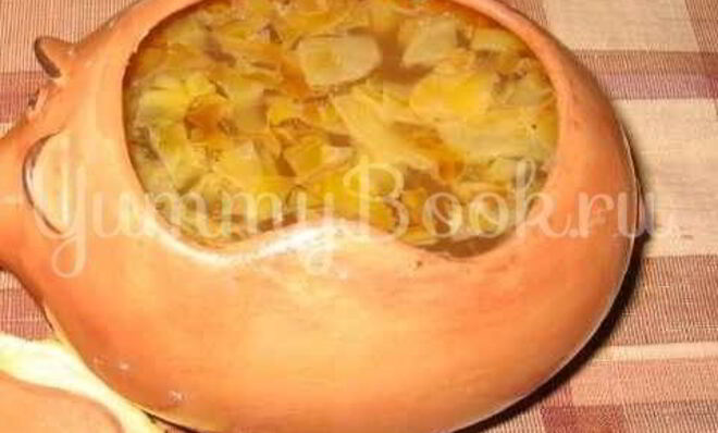 Щи из свежей капусты в духовке