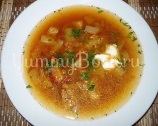 Щи из свежей капусты в мультиварке