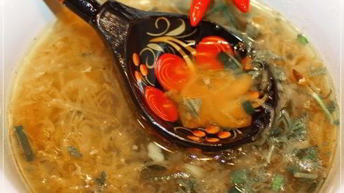 щи кислые с уткой