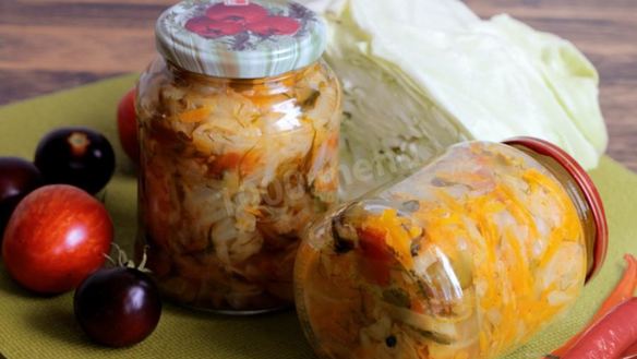 Рецепт Щей на зиму с капустой